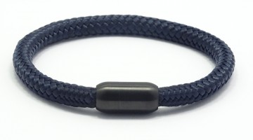 zeiltouwarmband  diepblauw. 05067