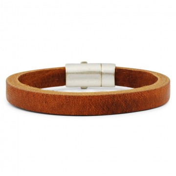 Leather bracelet vintage brown